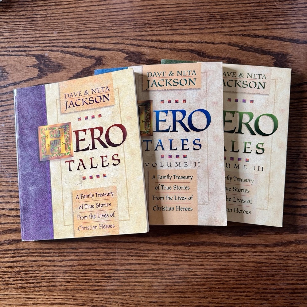 Hero Tales: Family Treasury 3 Vol Set by Dave & Neta Jackson, Christian
